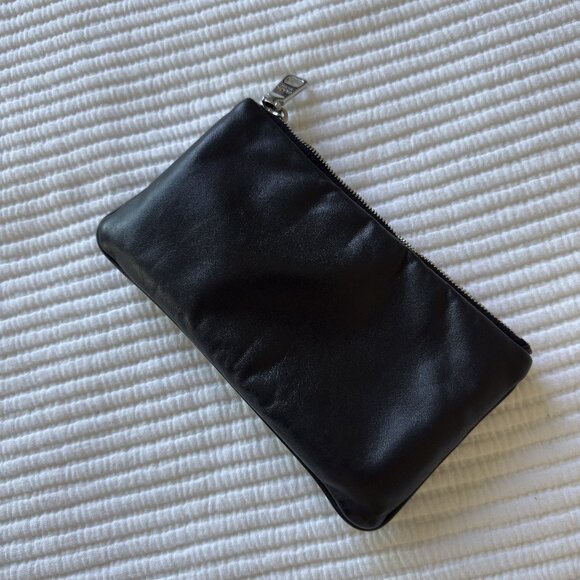 Prada Black Leather Clutch Bag - Picture 3 of 10